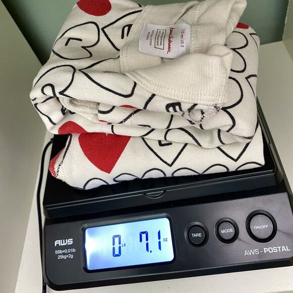 Hanna Andersson Pajamas Set Girls 5 Heart Love Organic Cotton Valentines Day PJ - Picture 8 of 8